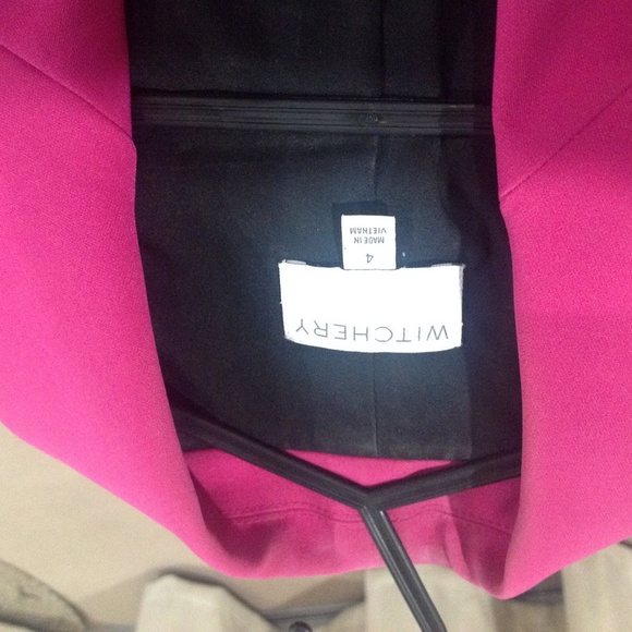 Witchery Fuchsia Pink Jacket, size 4 - Picture 3 of 3